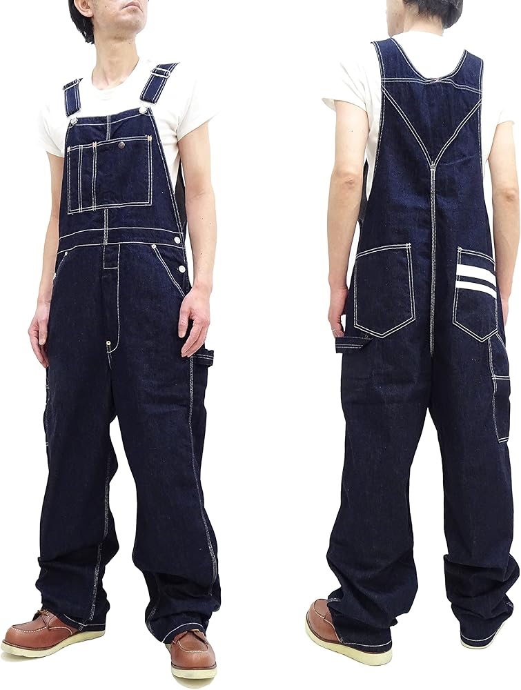 Amazon | (桃太郎ジーンズ) オーバーオール 01-5001 メンズ 桃太郎